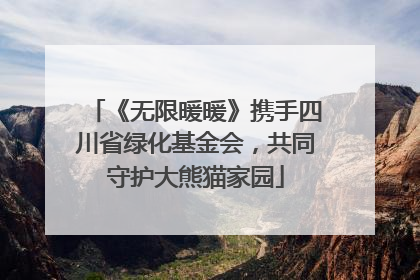 《无限暖暖》携手四川省绿化基金会，共同守护大熊猫家园