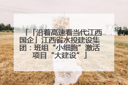 「沿着高速看当代江西国企」江西省水投建设集团：班组“小细胞”激活项目“大建设”