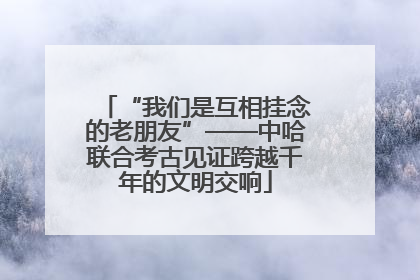 “我们是互相挂念的老朋友”——中哈联合考古见证跨越千年的文明交响