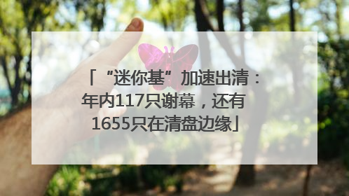 “迷你基”加速出清：年内117只谢幕，还有1655只在清盘边缘
