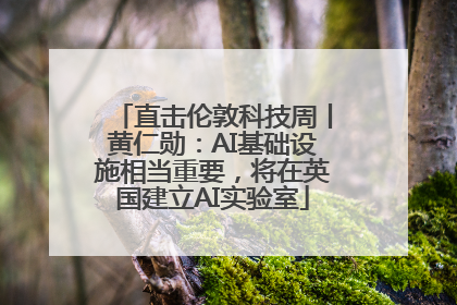 直击伦敦科技周丨黄仁勋：AI基础设施相当重要，将在英国建立AI实验室