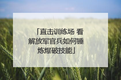 直击训练场 看解放军官兵如何锤炼爆破技能