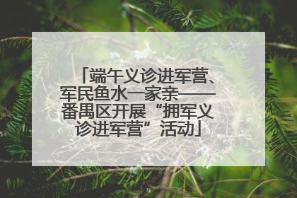 端午义诊进军营、军民鱼水一家亲——番禺区开展“拥军义诊进军营”活动