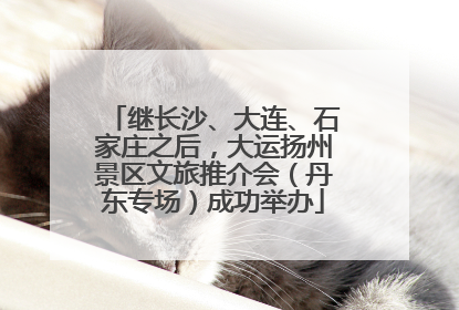 继长沙、大连、石家庄之后，大运扬州景区文旅推介会（丹东专场）成功举办