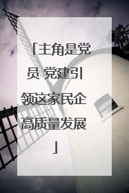 主角是党员 党建引领这家民企高质量发展