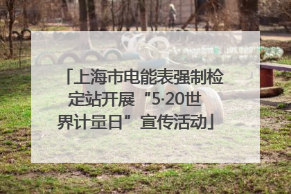 上海市电能表强制检定站开展“5·20世界计量日”宣传活动