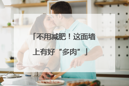 不用减肥！这面墙上有好“多肉”
