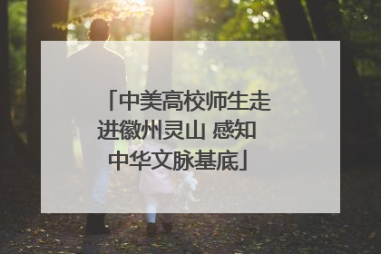 中美高校师生走进徽州灵山 感知中华文脉基底