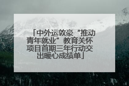 中外运敦豪“推动青年就业”教育关怀项目首期三年行动交出暖心成绩单