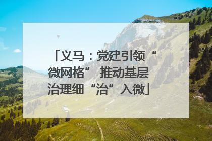 义马：党建引领“微网格” 推动基层治理细“治”入微
