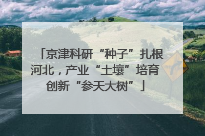 京津科研“种子”扎根河北，产业“土壤”培育创新“参天大树”