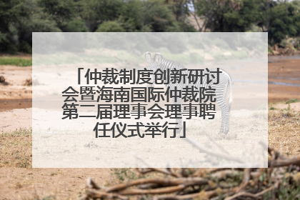 仲裁制度创新研讨会暨海南国际仲裁院第二届理事会理事聘任仪式举行