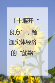 十堰开“良方”，畅通实体经济的“筋络”