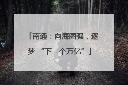南通：向海图强，逐梦 “下一个万亿”