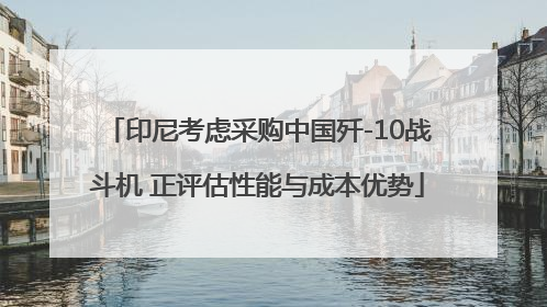印尼考虑采购中国歼-10战斗机 正评估性能与成本优势