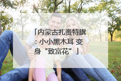 内蒙古扎赉特旗：小小黑木耳 变身“致富花”