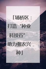埇桥区：打造“种业科技谷” 助力强农兴种