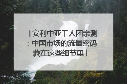 安利中亚千人团亲测：中国市场的流量密码 藏在这些细节里