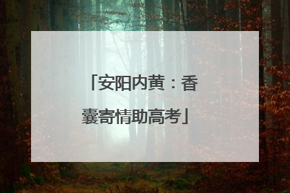 安阳内黄：香囊寄情助高考