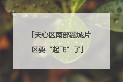 天心区南部融城片区要“起飞”了