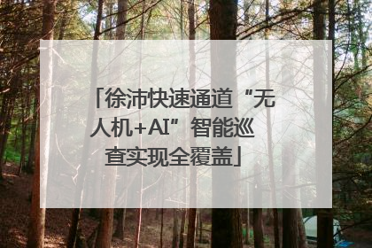 徐沛快速通道“无人机+AI”智能巡查实现全覆盖