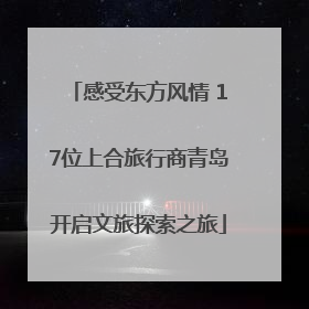 感受东方风情 17位上合旅行商青岛开启文旅探索之旅