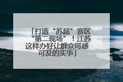打造“苏超”赛区“第二现场”！江苏这样办好让群众可感可及的实事