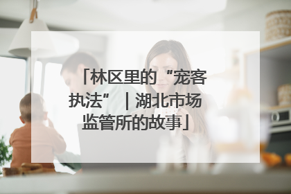 林区里的“宠客执法”｜湖北市场监管所的故事