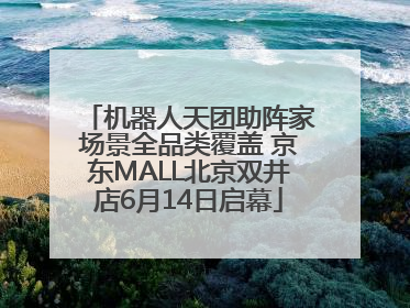 机器人天团助阵家场景全品类覆盖 京东MALL北京双井店6月14日启幕