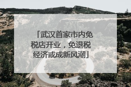 武汉首家市内免税店开业，免退税经济或成新风潮