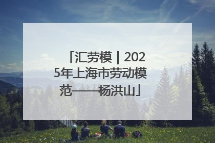 汇劳模｜2025年上海市劳动模范——杨洪山
