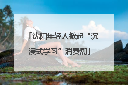 沈阳年轻人掀起“沉浸式学习”消费潮
