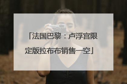 法国巴黎：卢浮宫限定版拉布布销售一空