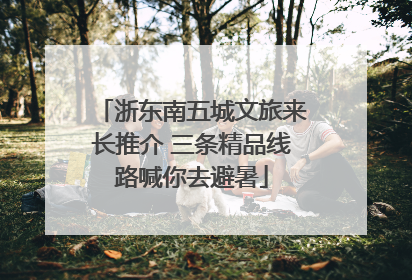 浙东南五城文旅来长推介 三条精品线路喊你去避暑