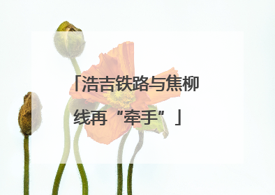 浩吉铁路与焦柳线再“牵手”