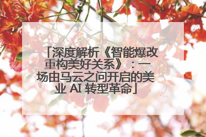 深度解析《智能爆改 重构美好关系》：一场由马云之问开启的美业 AI 转型革命