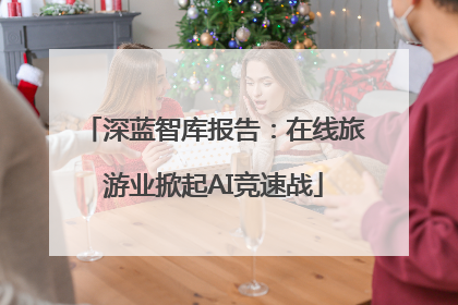 深蓝智库报告：在线旅游业掀起AI竞速战