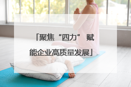 聚焦“四力” 赋能企业高质量发展