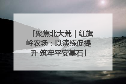 聚焦北大荒｜红旗岭农场：以演练促提升 筑牢平安基石