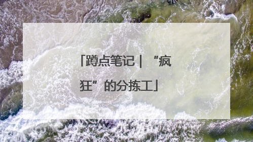 蹲点笔记｜“疯狂”的分拣工