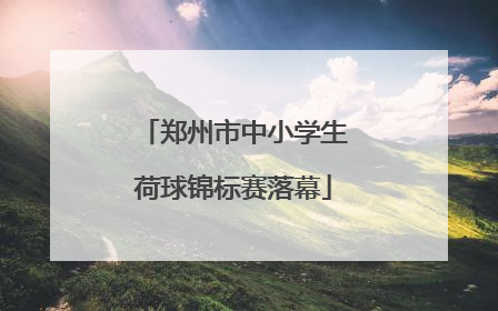 郑州市中小学生荷球锦标赛落幕
