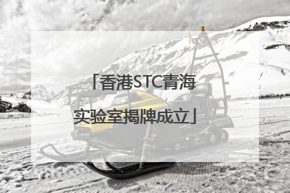 香港STC青海实验室揭牌成立