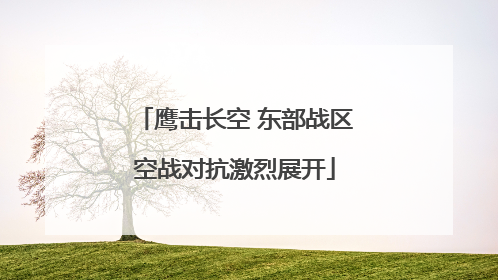 鹰击长空 东部战区空战对抗激烈展开