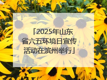 2025年山东省六五环境日宣传活动在滨州举行