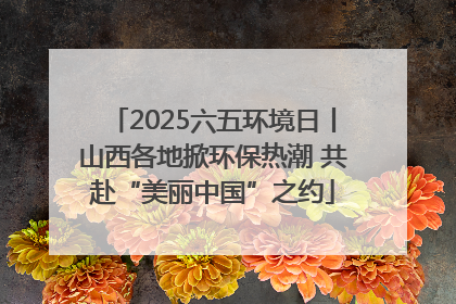 2025六五环境日丨山西各地掀环保热潮 共赴“美丽中国”之约