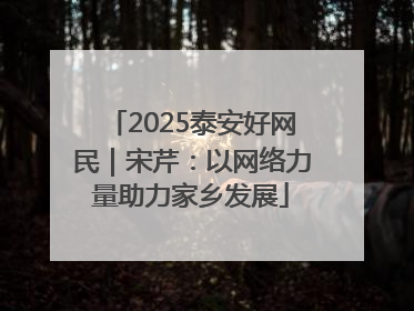 2025泰安好网民｜宋芹：以网络力量助力家乡发展